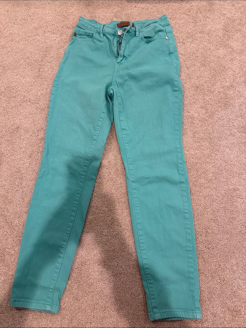 Women’s Judy Blue size 5/27 Teal Straight-Leg Jeans